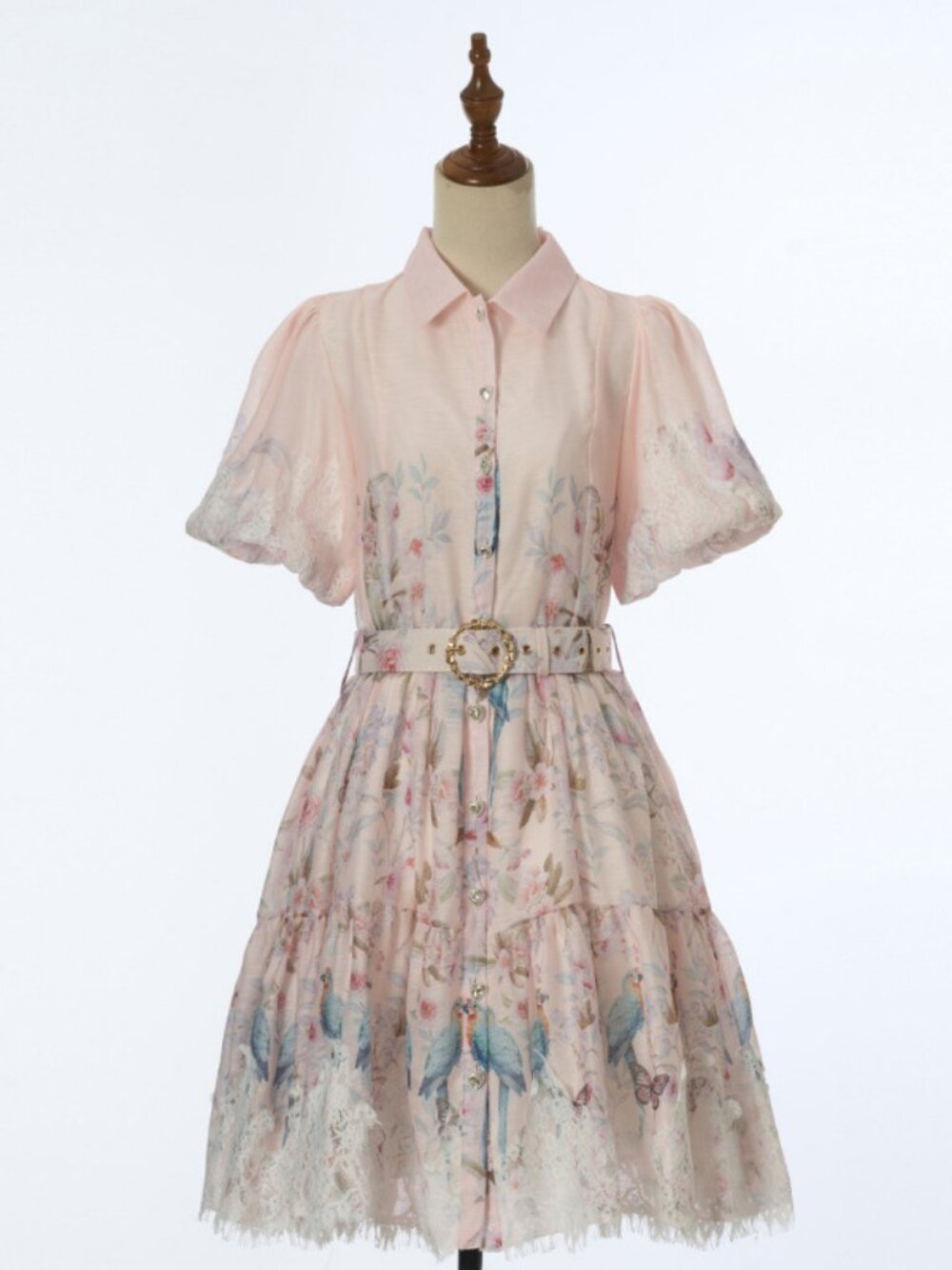 Zimmermann Floral Print Belted Dress